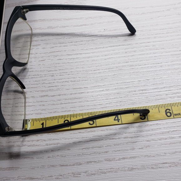 IDC Linettes 802 Black Half Rim Eyeglass Frames - Picture 10 of 10